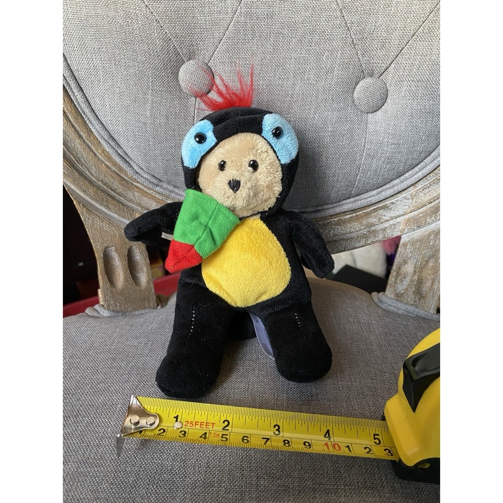 Plush Ganz Get Your Hands On A Ganz Wee Bear Wearing Toucan Costume Halloween